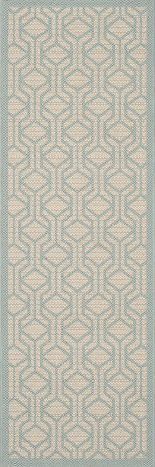 Safavieh Courtyard CY6114 Beige/Aqua Area Rug 