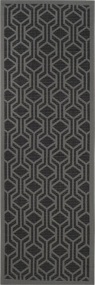 Safavieh Courtyard CY6114 Black/Anthracite Area Rug 