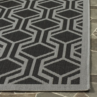 Safavieh Courtyard CY6114 Black/Anthracite Area Rug 