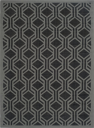 Safavieh Courtyard CY6114 Black/Anthracite Area Rug 