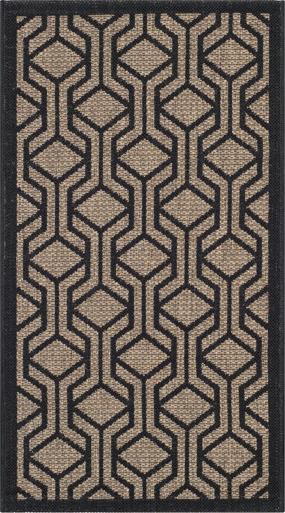 Safavieh Courtyard CY6114 Brown/Black Area Rug main image