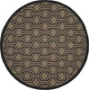 Safavieh Courtyard CY6114 Brown/Black Area Rug 