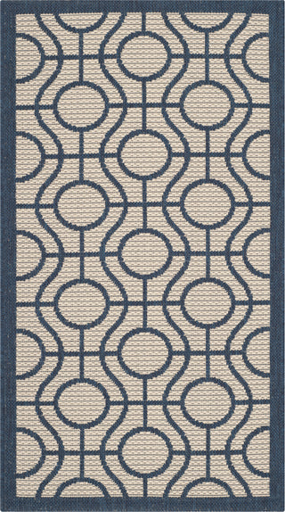 Safavieh Courtyard CY6115 Beige/Navy Area Rug main image