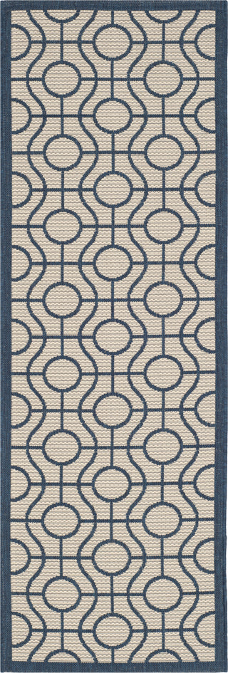 Safavieh Courtyard CY6115 Beige/Navy Area Rug 