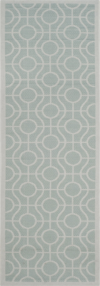 Safavieh Courtyard CY6115 Aqua/Light Grey Area Rug 