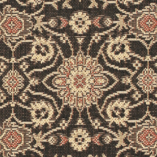 Safavieh Courtyard CY6126 Black/Creme Area Rug 