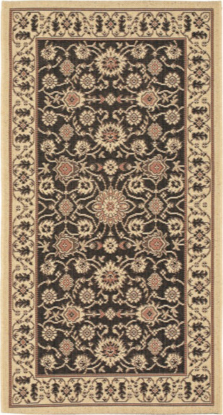 Safavieh Courtyard CY6126 Black/Creme Area Rug main image