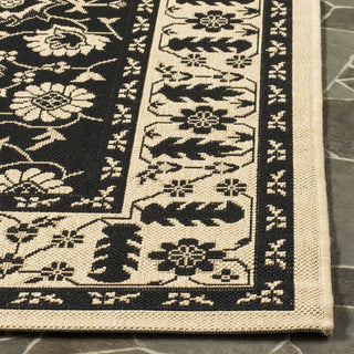 Safavieh Courtyard CY6126 Black/Creme Area Rug 