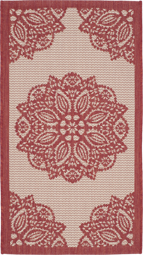Safavieh Courtyard CY6139 Beige/Red Area Rug main image