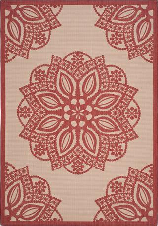 Safavieh Courtyard CY6139 Beige/Red Area Rug 