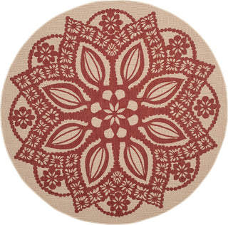 Safavieh Courtyard CY6139 Beige/Red Area Rug 