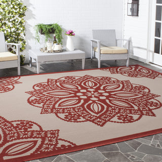 Safavieh Courtyard CY6139 Beige/Red Area Rug 