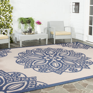 Safavieh Courtyard CY6139 Beige/Navy Area Rug 