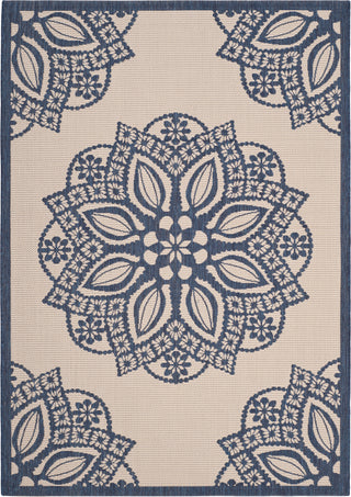 Safavieh Courtyard CY6139 Beige/Navy Area Rug 