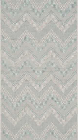 Safavieh Courtyard CY6155 Light Grey/Aqua Area Rug main image