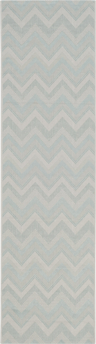 Safavieh Courtyard CY6155 Light Grey/Aqua Area Rug 