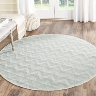 Safavieh Courtyard CY6155 Light Grey/Aqua Area Rug  Feature