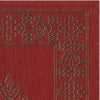 Safavieh Courtyard CY6232 Red/Chocolate Area Rug 