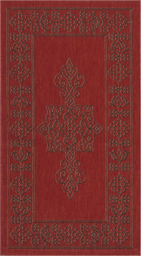 Safavieh Courtyard CY6232 Red/Chocolate Area Rug main image
