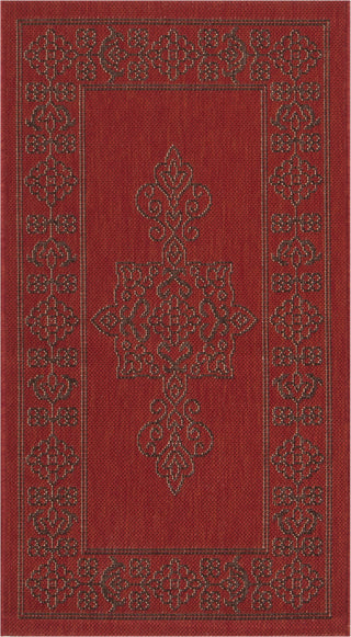 Safavieh Courtyard CY6232 Red/Chocolate Area Rug main image