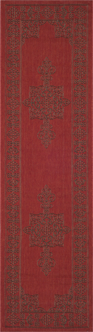 Safavieh Courtyard CY6232 Red/Chocolate Area Rug 