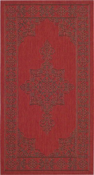 Safavieh Courtyard CY6232 Red/Chocolate Area Rug 