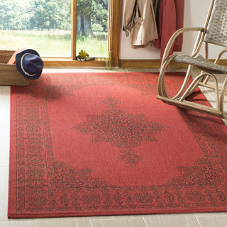 Safavieh Courtyard CY6232 Red/Chocolate Area Rug 