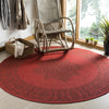 Safavieh Courtyard CY6232 Red/Chocolate Area Rug 