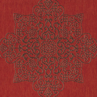 Safavieh Courtyard CY6232 Red/Chocolate Area Rug 