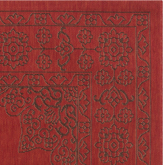 Safavieh Courtyard CY6232 Red/Chocolate Area Rug 