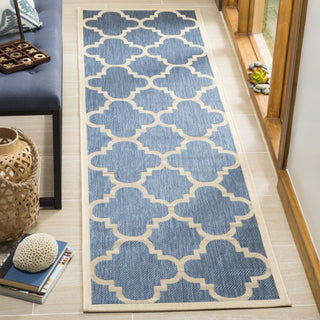 Safavieh Courtyard CY6243 Blue/Beige Area Rug 