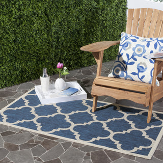 Safavieh Courtyard CY6243 Navy/Beige Area Rug  Feature