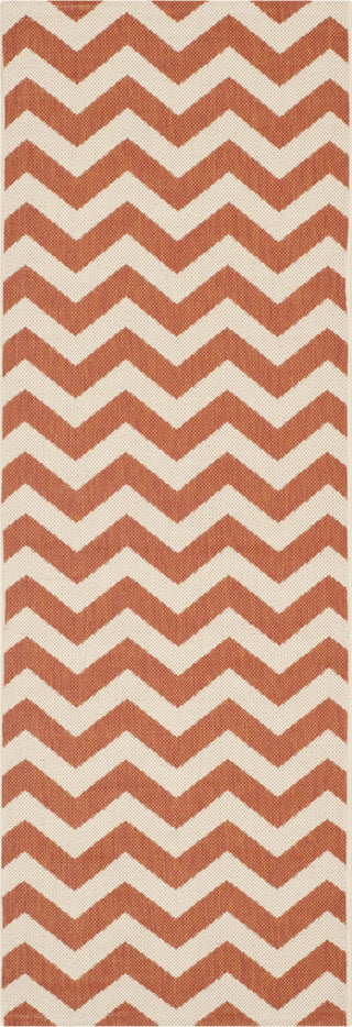 Safavieh Courtyard CY6244 Terracotta/Beige Area Rug 