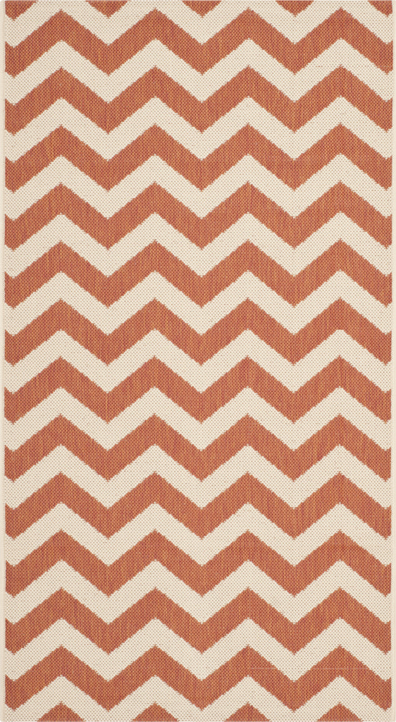 Safavieh Courtyard CY6244 Terracotta/Beige Area Rug main image