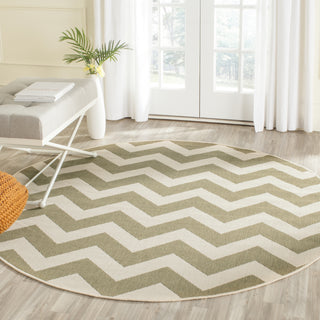 Safavieh Courtyard CY6244 Green/Beige Area Rug 