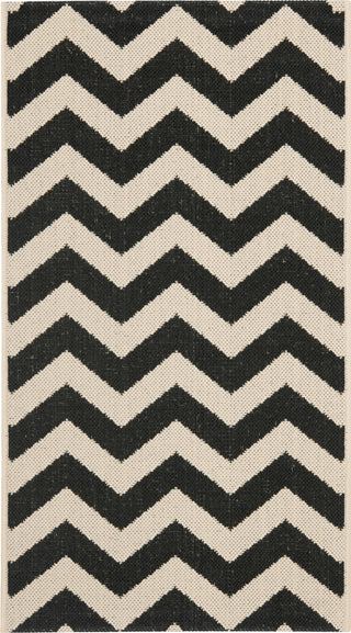 Safavieh Courtyard CY6244 Black/Beige Area Rug main image