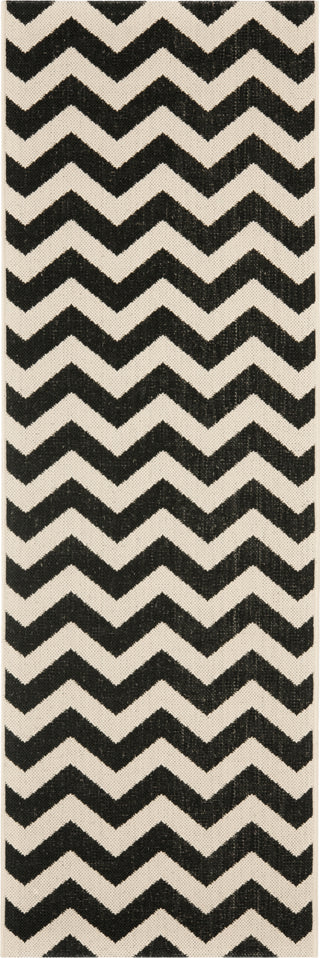 Safavieh Courtyard CY6244 Black/Beige Area Rug 