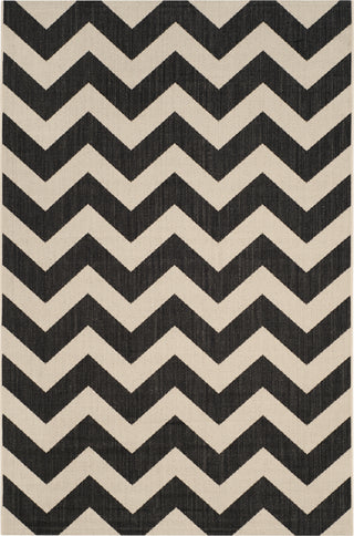 Safavieh Courtyard CY6244 Black/Beige Area Rug 