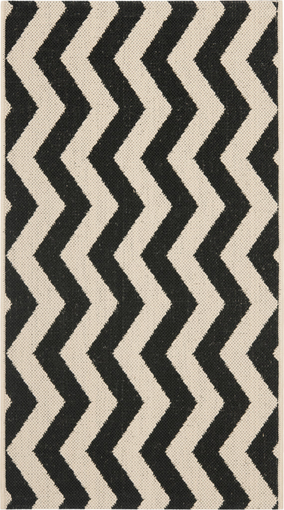 Safavieh Courtyard CY6245 Black/Beige Area Rug main image