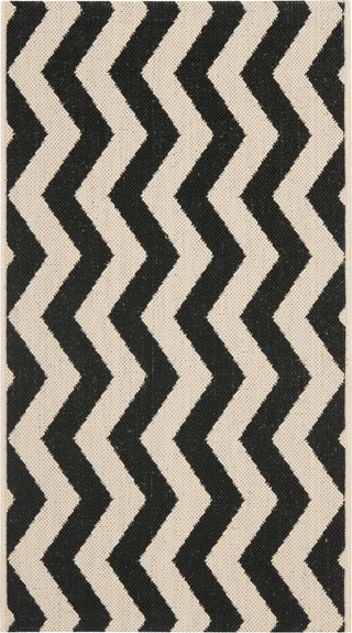 Safavieh Courtyard CY6245 Black/Beige Area Rug main image