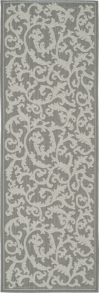 Safavieh Courtyard CY6533 Anthracite/Light Grey Area Rug 