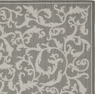 Safavieh Courtyard CY6533 Anthracite/Light Grey Area Rug 