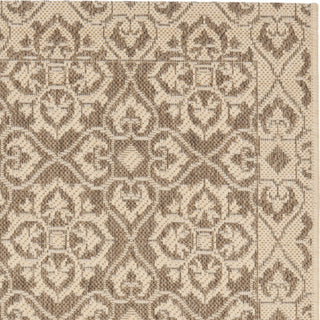 Safavieh Courtyard CY6550 Brown/Creme Area Rug 