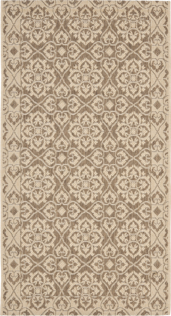 Safavieh Courtyard CY6550 Brown/Creme Area Rug main image