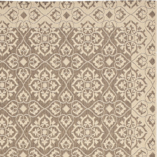 Safavieh Courtyard CY6550 Brown/Creme Area Rug 