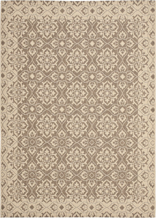 Safavieh Courtyard CY6550 Brown/Creme Area Rug 