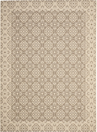 Safavieh Courtyard CY6550 Brown/Creme Area Rug 