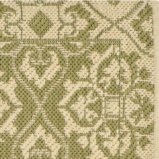 Safavieh Courtyard CY6550 Green/Creme Area Rug 