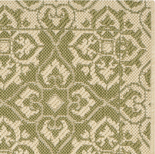 Safavieh Courtyard CY6550 Green/Creme Area Rug 