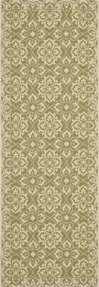 Safavieh Courtyard CY6550 Green/Creme Area Rug 